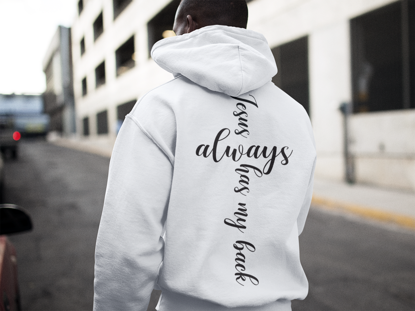 Jesus Always Has My BacK Hoodie