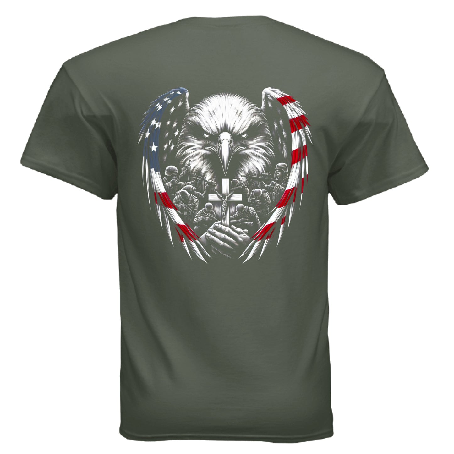 MILITARY GREEN - BACK